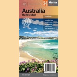 Australien Karte "Australia Handy"