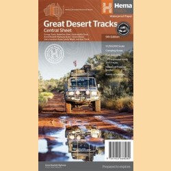 Outback Landkarte "Great Desert Tracks Blatt Central"