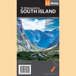 Landkarte Neuseeland Südinsel "New Zealand - South Island"