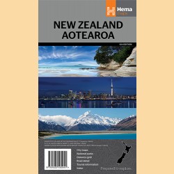 Landkarte Neuseeland "New Zealand Aotearoa"